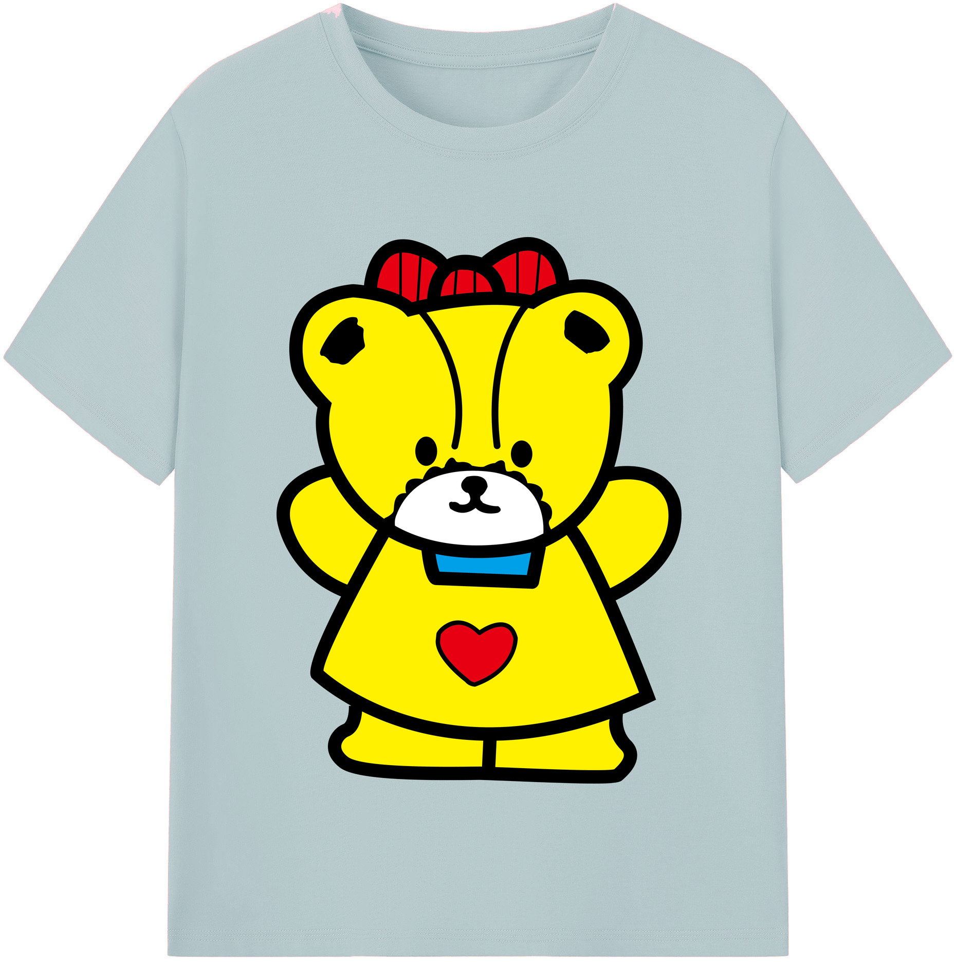（画像用） Hello Kitty ハローキティ 綿100％半袖Tシャツ（フロントプリント）